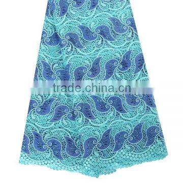 2016 China new arrivals african fabrics guipure lace / heavy guiure lace fabric / african chemical fabric for sexy lady dress