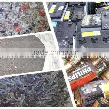 Waste alkaline battery and lead acid battery recycling plant