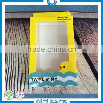 Floding Packaging box for phone cases with window