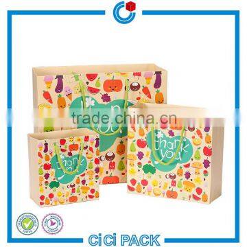 Custom design prmotional recyclable luxury retail kraft paper makeup packing bag                        
                                                                                Supplier's Choice