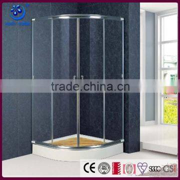 Hot! Fan-shape Cheap Sliding Aluminum Shower Room (KT6309)