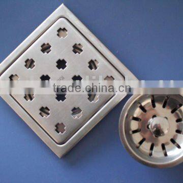 anti-odor stainless steel bathroom drain