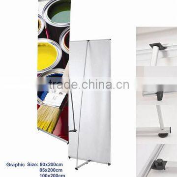 L banner, L stand, L banner stand, L frame, L display
