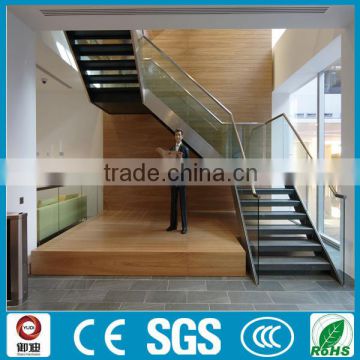 tempered glass staircase and L-Shape staircase