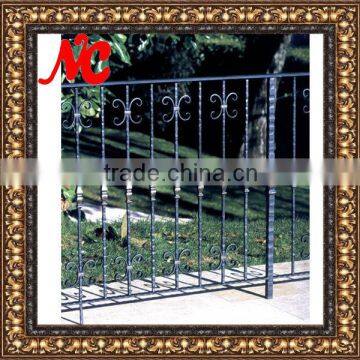 Iron railings forged