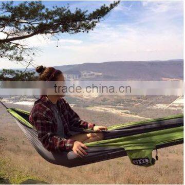 2016 Hot selling wholesale outdoor portable Parachute hammock, camping hammock