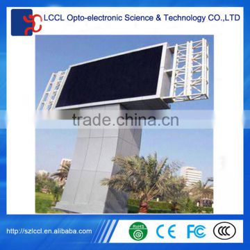 Top Quality Outdoor Waterproof Iron Cabinet Big Screen P6 LED Display