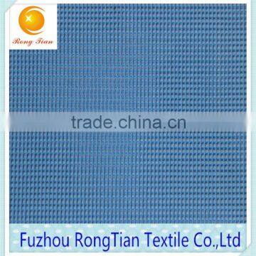 2015 hot-sell blue polyester 80 gsm grid net lining fabric for hats