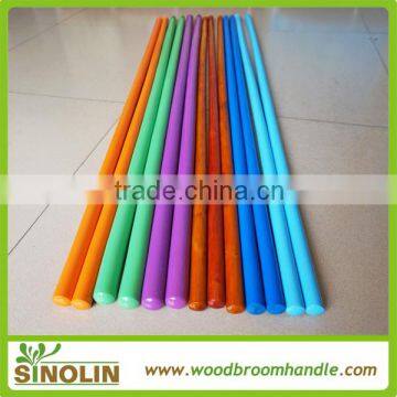 SINOLIN wood varnish paint wooden broom handle/mop stick/wood pole