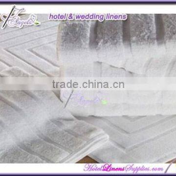 white 5-star hotel bathroom towels, white spa bathroom towels