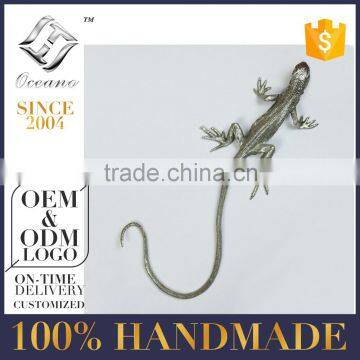 High quality home decor metal insects Lizard