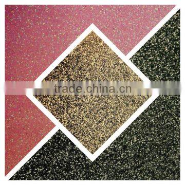 2016 New Fashion Shiny glitter PU leather fabric