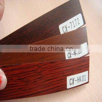 good quality 2mm woodgrain pvc edgeband for MDF