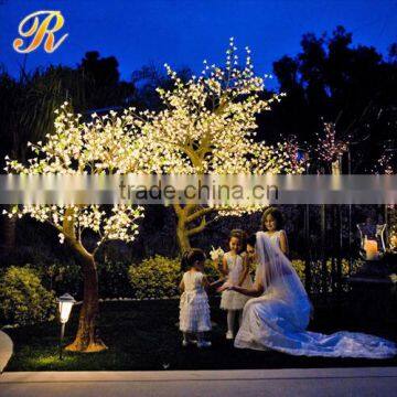 Outdoor warm white led tree for wedding decoration