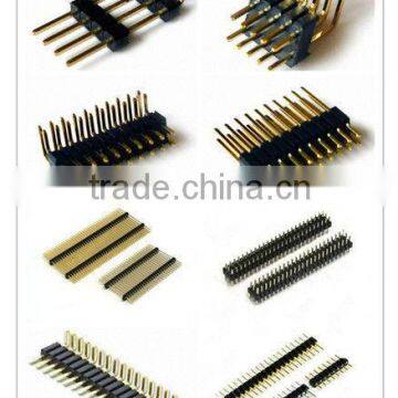 wholesale 1.27mm/2.0mm/2.54mm pin header connector, double rows, SMT