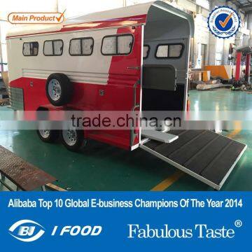 Camper Horse float trailer,Angle horse float,Extened horse float trailer