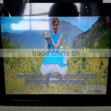 2014 promotional 12" lcd digital photo picture video frames gift