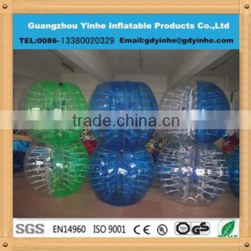 2015 hot sale inflatable bubble soccer