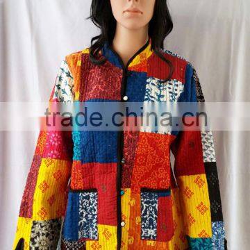 Kantha Patchwork Fashion Jackets