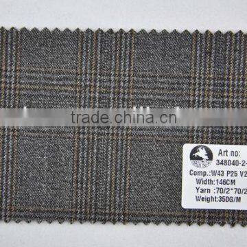 wool viscose blended fabric for men's jacket