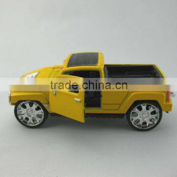 small trailer truck with pull back