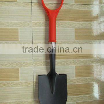 Solid fiberglass short handle mini shovel