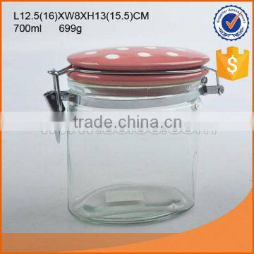 High quality glass storage jar with reasonable price