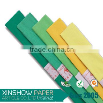 DIY Craft Artifical Flower Fancy color crepe paper wholesale