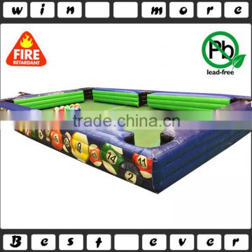 cheap commercial used adults inflatable footpool game for sale