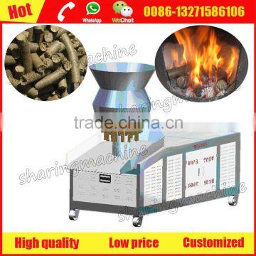 China top quality rice husk hull /peanut shell /corn core briquette biomass coal making machine