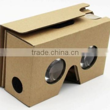 cardboard 3d video glasses virtual reality vr box 3D videos with headband