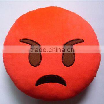 Hot selling new design cheap custom plush emoji pillows