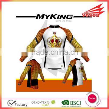 Create Own Design Style Long Sleeve Sport Cycling Jersey
