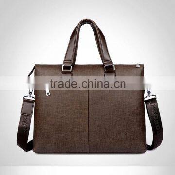 Wholesale factory price cheap briefcase PU business briefcase retro briefcase for men