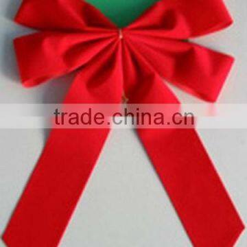 HOT SALE Red Velvet Ribbon Decorative Christmas Tree Bow Tie