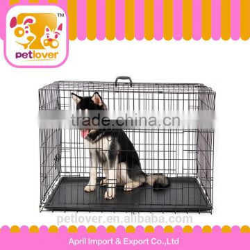 New double door pet cage folding dog