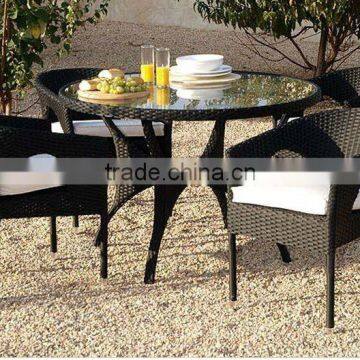 Hot sale rattan furniture outdoor garden table set