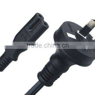 2 pin AC Australia power cord with plug