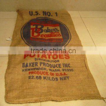 printed jute bag for agriculture