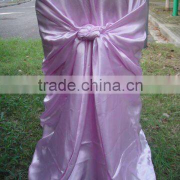 Satin self-tie chair cover & Bag style chair cover for wedding