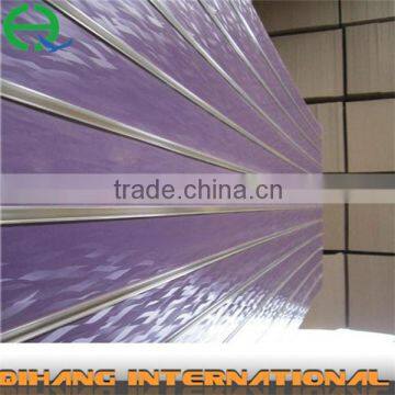 Hot sale high quality 16mm mdf slatwall for supermarket