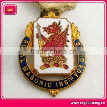 Souvenir Gold Army War Military Badge Medallions Medal With Pin photo-2