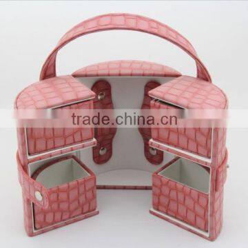 Fashional Leather Jewelry Boxes, Drawer Jewelry Boxes