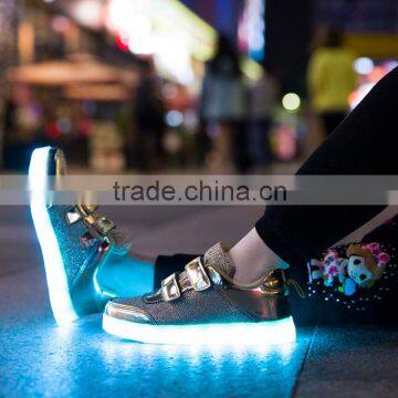 Hot Selling Led Light Kids Sneaker Shoes With USB Charge Breathable Kids Casual Shoes photo-4