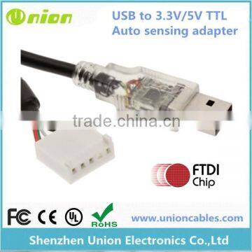 USB to 3.3V/5V Auto sensing Serial UART (TTL level) adapter