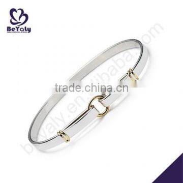 wholesale silver exquisite butterfly bangle