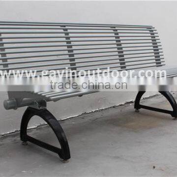 Cast iron outdoor bench outdoor steel pipe bench