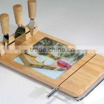 SLX-CB-005 Wooden cheese utensils set