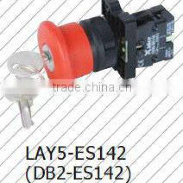 Key Lock Push on off Button Swtich