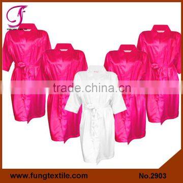 2903 Silky Satin Short Robe